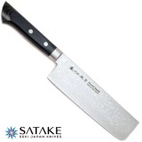 Satake Unique Sai japán damaszk Nakiri kés 17cm
