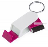 Satari mobiltelefon tartó kulcstartó, képernyőtisztító