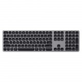 Satechi Aluminum Bluetooth Wireless Keyboard for Mac Space Gray US ST-AMBKM
