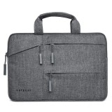 Satechi Fabric Water-Resistant Laptop Carrying Case with Pockets 15" Grey ST-LTB15