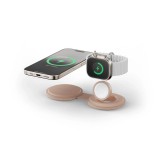 Satechi OntheGo 2-in-1 Wireless Charger Desert Rose ST-QTG21R