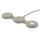 Satechi OntheGo 3-in-1 Wireless Charger Sand ST-QTG31W