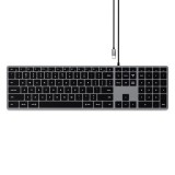 Satechi Slim W3 Type-C Keyboard Space Grey US ST-UCSW3M