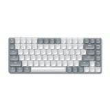 Satechi SM1 Slim, US angol kiosztás, Mechanikus, Bluetooth 5.0, Háttérvilágításos, Vezeték nélküli billentyűzet, Világosszürke