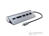 Satechi ST-TCHCRM Type-C/microSD USB hub, asztroszürke