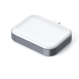 Satechi ST-TCWCDM mobiltelefon töltő Fejhallgató Fehér USB Vezeték nélkül tölthető Beltéri