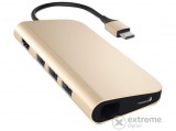 Satechi Type-C Multi-Port  alumínium multimédia adapter, arany