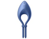 Satisfyer Bullseye - okos vibrációs péniszgyűrű (kék)
