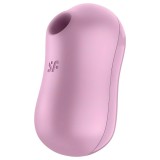 Satisfyer Cotton Candy - akkus léghullámos csikló vibrátor (lila)