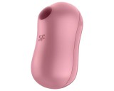 Satisfyer Cotton Candy - léghullámos csikló vibrátor (korall)