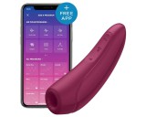 Satisfyer Curvy 1+ - okos léghullámos csiklóizgató (piros)