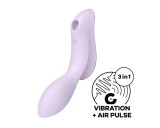 Satisfyer Curvy Trinity 2 - léghullámos 2in1 vibrátor (lila)