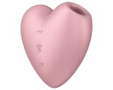 Satisfyer Cutie Heart - akkus léghullámos csikló vibrátor (pink)