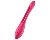 Satisfyer Elastic Joy - akkus, flexibilis párvibrátor (piros)