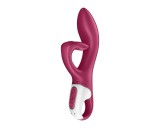 Satisfyer Embrace Me - akkus, csiklókaros vibrátor (piros)
