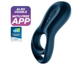 Satisfyer Epic Duo - okos vibrációs péniszgyűrű (fekete)