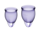 Satisfyer Feel Confident - menstruációs kehely szett (lila)