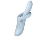 Satisfyer Heat Flex 4 - melegítő csiklókaros vibrátor (ezüst)