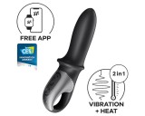 Satisfyer Hot Passion - okos melegítő anál vibrátor (fekete)