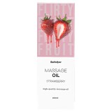 Satisfyer - ízesített masszázsolaj - eper (250ml)