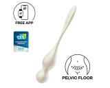 Satisfyer Love Birds 1 - okos, vibrációs gésagolyó (fehér)