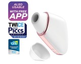 Satisfyer Love Triangle - okos léghullámos csiklóizgató (fehér)