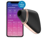 Satisfyer Love Triangle - okos léghullámos csiklóizgató (fekete)