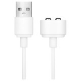 Satisfyer - mágneses USB töltőkábel (fehér)