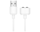Satisfyer - mágneses USB töltőkábel (fehér)