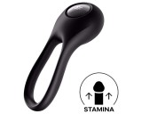 Satisfyer Majestic Duo - akkus, vízálló péniszgyűrű (fekete)
