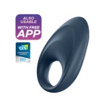 Satisfyer Mighty One - okos vibrációs péniszgyűrű (kék)