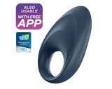Satisfyer Mighty One - okos vibrációs péniszgyűrű (kék)