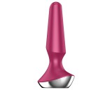 Satisfyer Plug-ilicious 2 - okos anál vibrátor (piros)