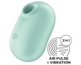 Satisfyer Pro To Go 2 - akkus, léghullámos csiklóizgató (menta)