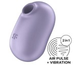 Satisfyer Pro To Go 2 - akkus, léghullámos csiklóizgató (viola)