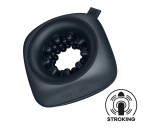 Satisfyer Ring Stroker - akkus, vibrációs maszturbátor (fekete)