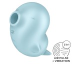 Satisfyer Sassy Seal - léghullámos csiklóizgató (türkiz)