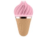 Satisfyer Sweet Treat - akkus, forgó csikló vibrátor (pink-barna)