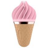 Satisfyer Sweet Treat - akkus, forgó csikló vibrátor (pink-barna)