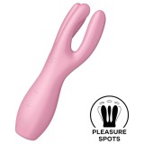 Satisfyer Threesome 3 - akkus csikló vibrátor (pink)