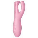 Satisfyer Threesome 4 - okos csikló vibrátor (pink)