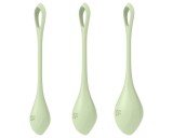 Satisfyer Yoni Power 2 - gésagolyó szett - zöld (3 részes)