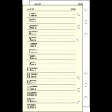 Saturnus chamois 2018 Kalendárium betét tervező "L" (77 lap) (L311)