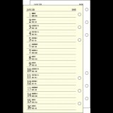 Saturnus chamois 2018 Kalendárium betét tervező "M" (180 lap) (M312)