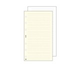 SATURNUS Kalendárium betét, jegyzetlap, "L", vonalas, SATURNUS, fehér