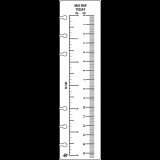 Saturnus L Kalendárium betét - Vonalzó (L340)