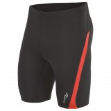 Saucony  R. inferno rövid legging, betétes fekete-piros 80847-BKSTR