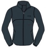 Saucony  Z. meridian fleece zippes pulóver szürke női 10262-ELE