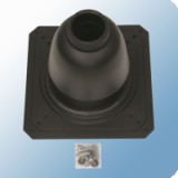 Saunier Duval kondenzációs kürtőfedél 80mm fekete (0020079293)