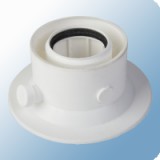 Saunier Duval kondenzációs SDC függőleges indító idom 80/125mm (0020081018)